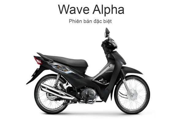 Giá Xe Wave Alpha Tháng 2/2024 Mới Nhất tại Head Hoàng Việt