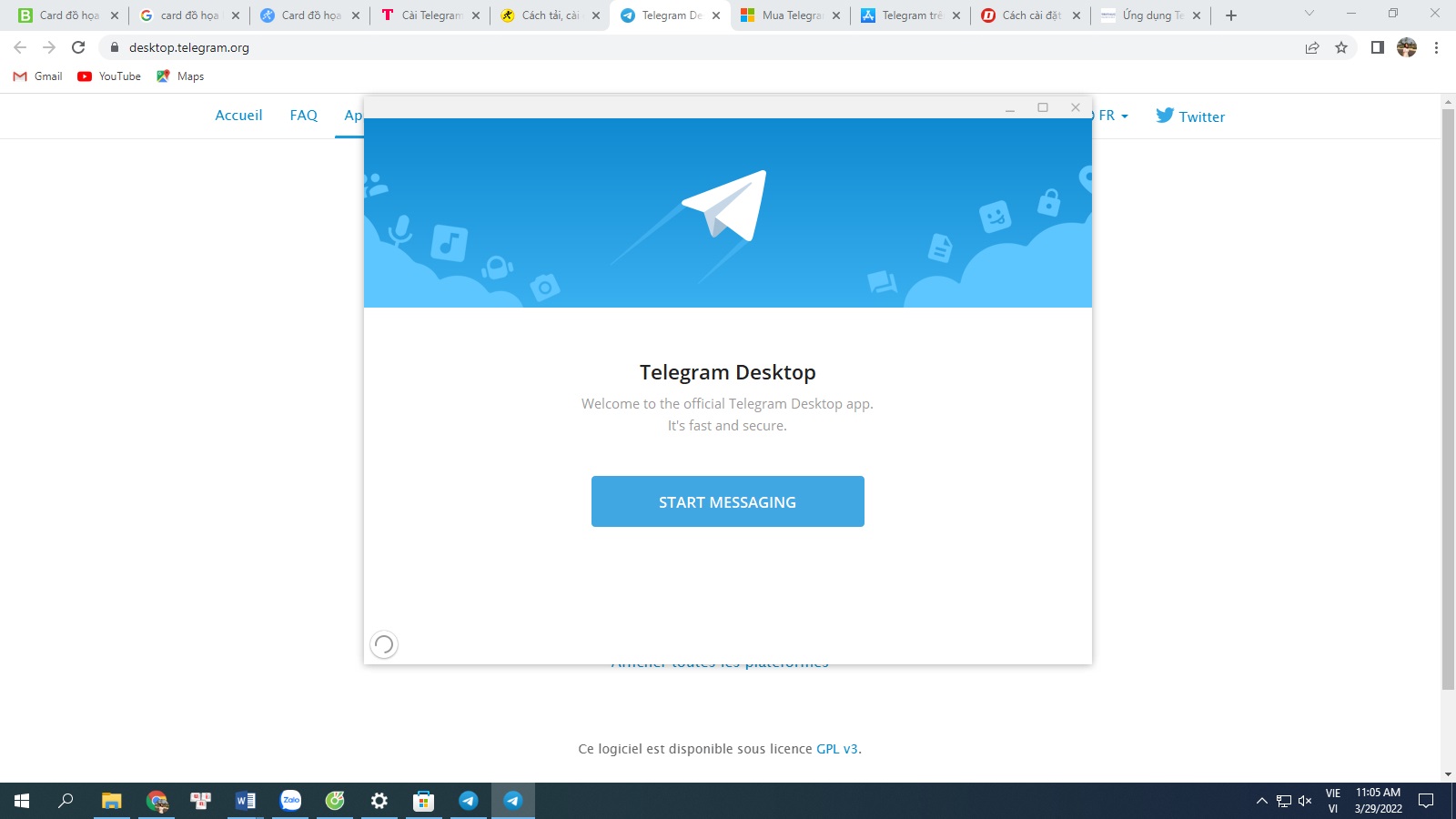 Cách tải và cài đặt Telegram trên máy tính, laptop đơn giản