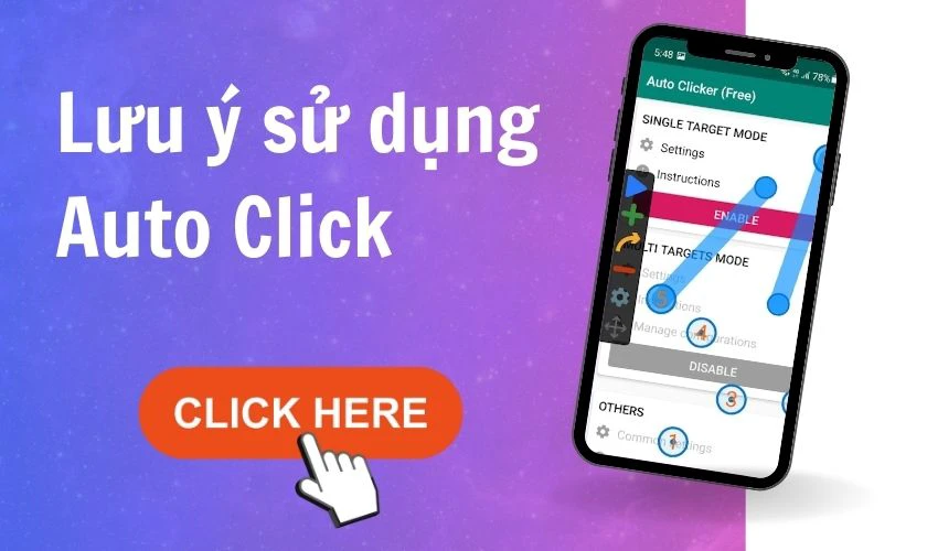 Hướng dẫn cách sử dụng auto click iOS, Android và PC