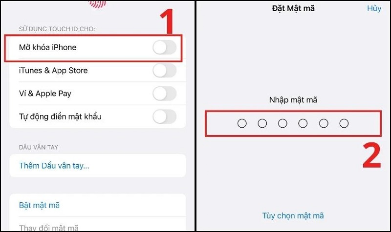 Cách cài mật khẩu điện thoại iPhone và Android chi tiết nhất