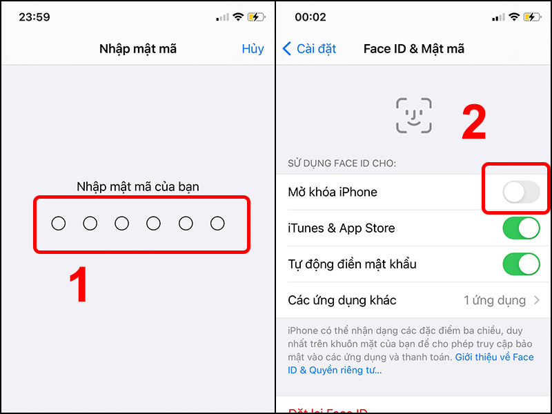 Hướng dẫn cách khắc phục lỗi Face ID không khả dụng trên iPhone