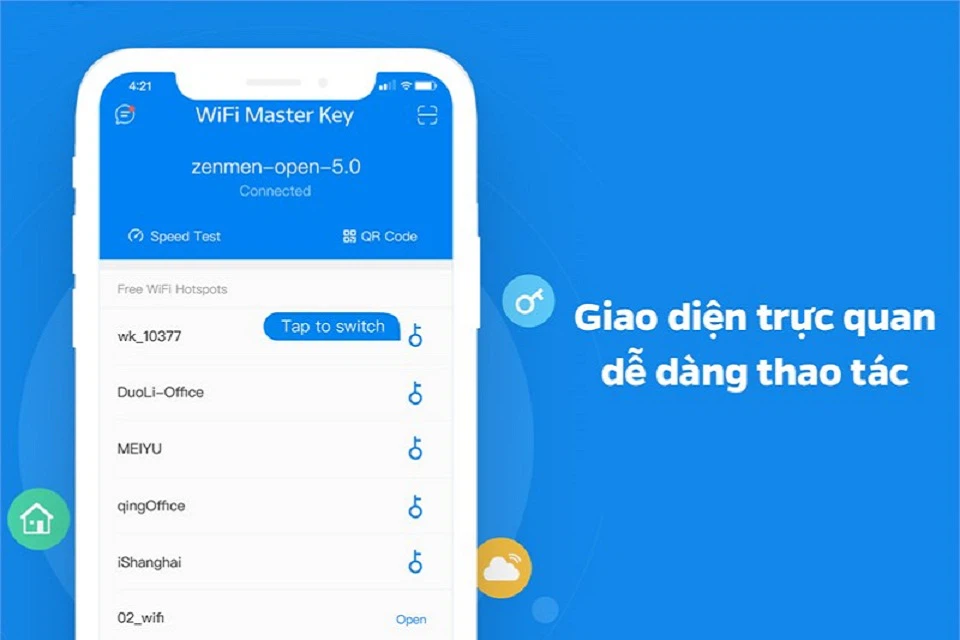 Wi-Fi Chìa khóa vạn năng: Ứng dụng lấy mật khẩu Wi-Fi miễn phí trên toàn quốc