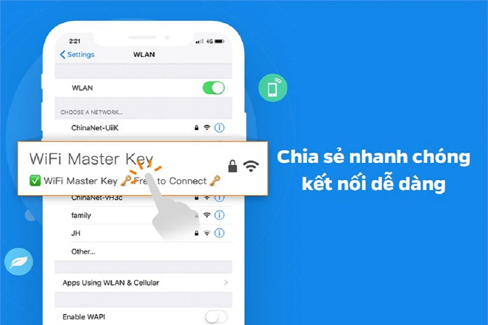 Wi-Fi Chìa khóa vạn năng: Ứng dụng lấy mật khẩu Wi-Fi miễn phí trên toàn quốc