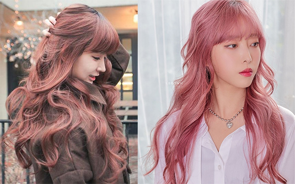 Top những màu tóc nâu hồng đẹp cá tính giúp tôn da hiệu quả