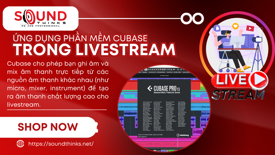 Gói cài Cubase hát Live