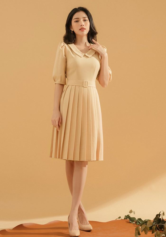 50+ mẫu váy xòe liền thân thanh lịch đơn giản mà đẹp nhất