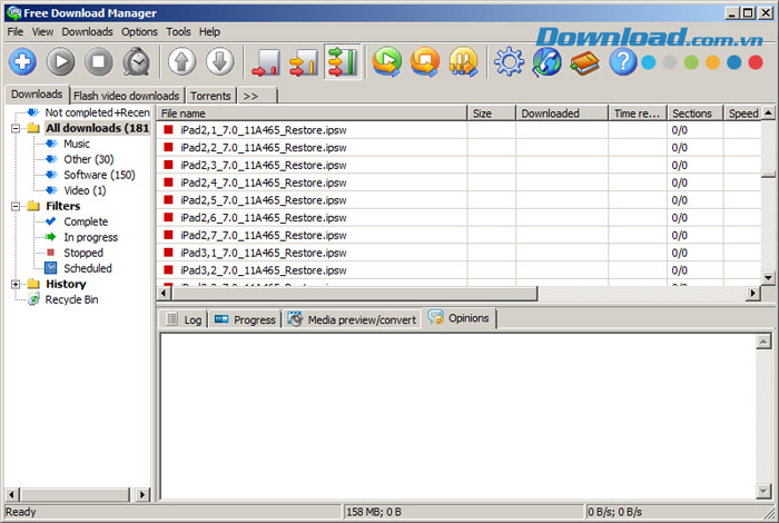 Free Download Manager 6.22.0 Tăng tốc download và hỗ trợ tải xuống