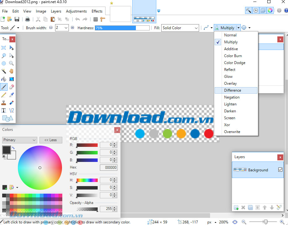 Paint.NET 5.0.13 Phần mềm chỉnh sửa ảnh miễn phí