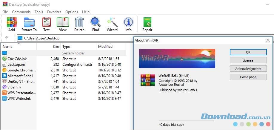 WinRAR 7.01 Phần mềm nén và giải nén file RAR, ZIP... hiệu quả