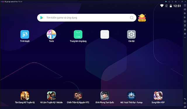 NoxPlayer 7.0.6.0 Phần mềm giả lập Android Nox cho PC