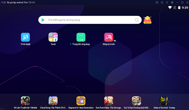 NoxPlayer 7.0.6.0 Phần mềm giả lập Android Nox cho PC