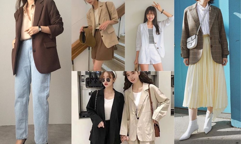 Các mẫu áo blazer nữ không thể thiếu của mọi cô nàng