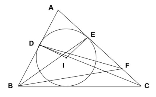Tâm đường tròn nội tiếp tam giác: Lý thuyết & các dạng bài tập Ôn tập Hình học lớp 9