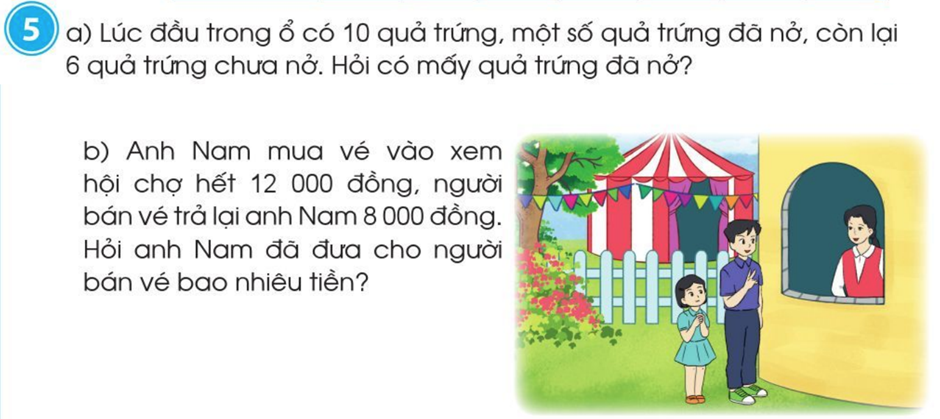 Tìm số trừ, Tìm số bị trừ - Giải bài tập Toán lớp 3