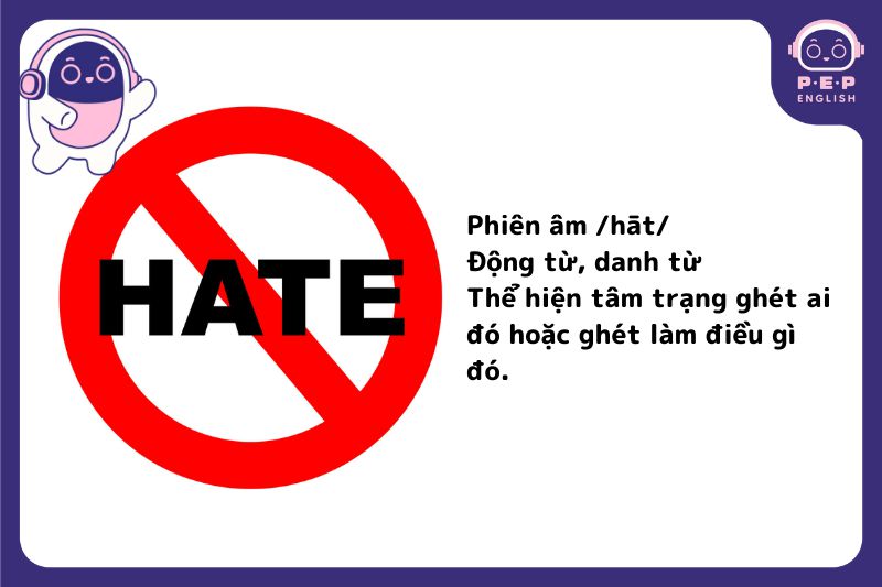 Hate to v hay ving? Cách phân biệt giữa hate và would hate