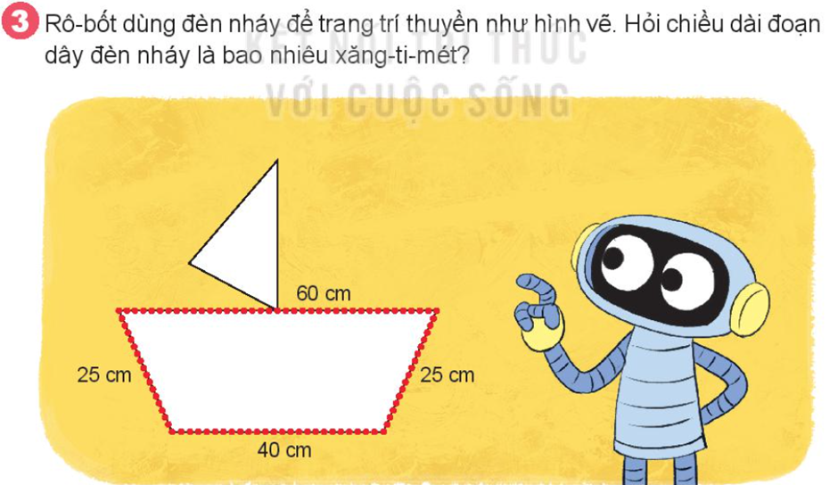 Chu vi hình tam giác, hình tứ giác lớp 3 - Sách Kết nối, Cánh diều, Chân trời