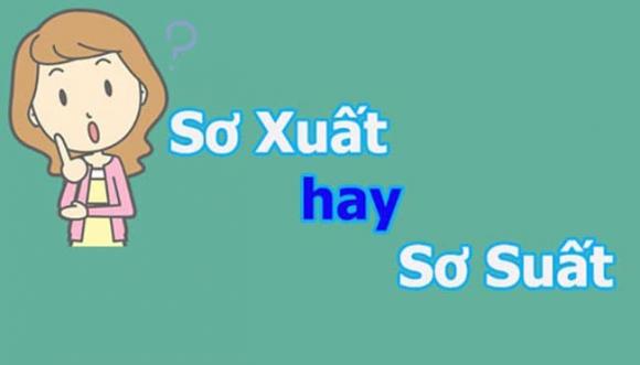 Sơ suất hay sơ xuất?