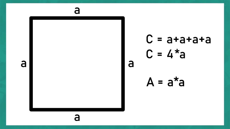 Công thức tính diện tích hình vuông chính xác, có ví dụ chi tiết