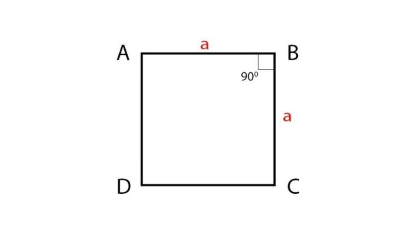Công thức tính diện tích hình vuông chính xác, có ví dụ chi tiết