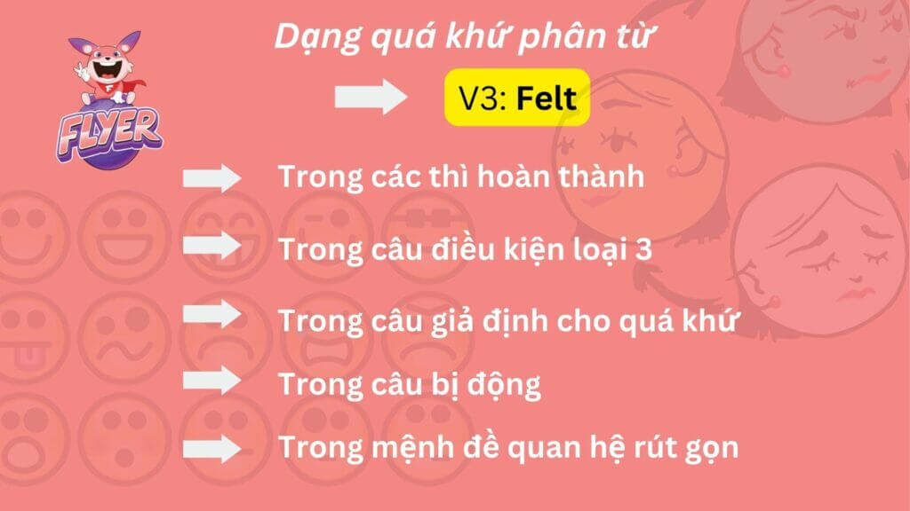 Quá khứ của “feel” là gì? Hướng dẫn chi tiết cách chia động từ “feel” ở dạng quá khứ (+ bài tập) 