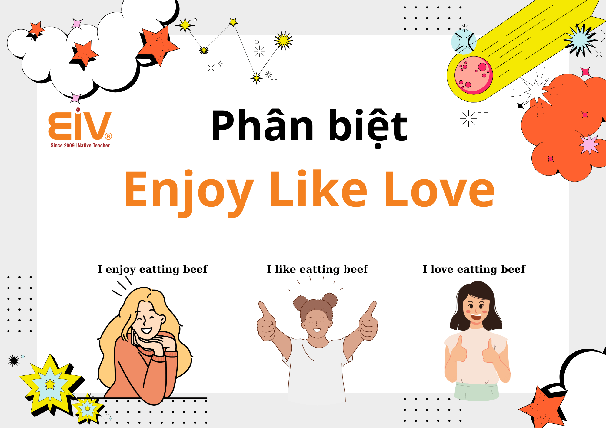 Nắm vững Cấu trúc enjoy - Sau Enjoy to V hay Ving