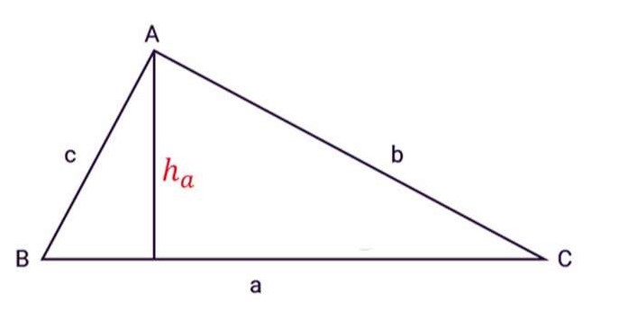Những cách tính diện tích hình tam giác