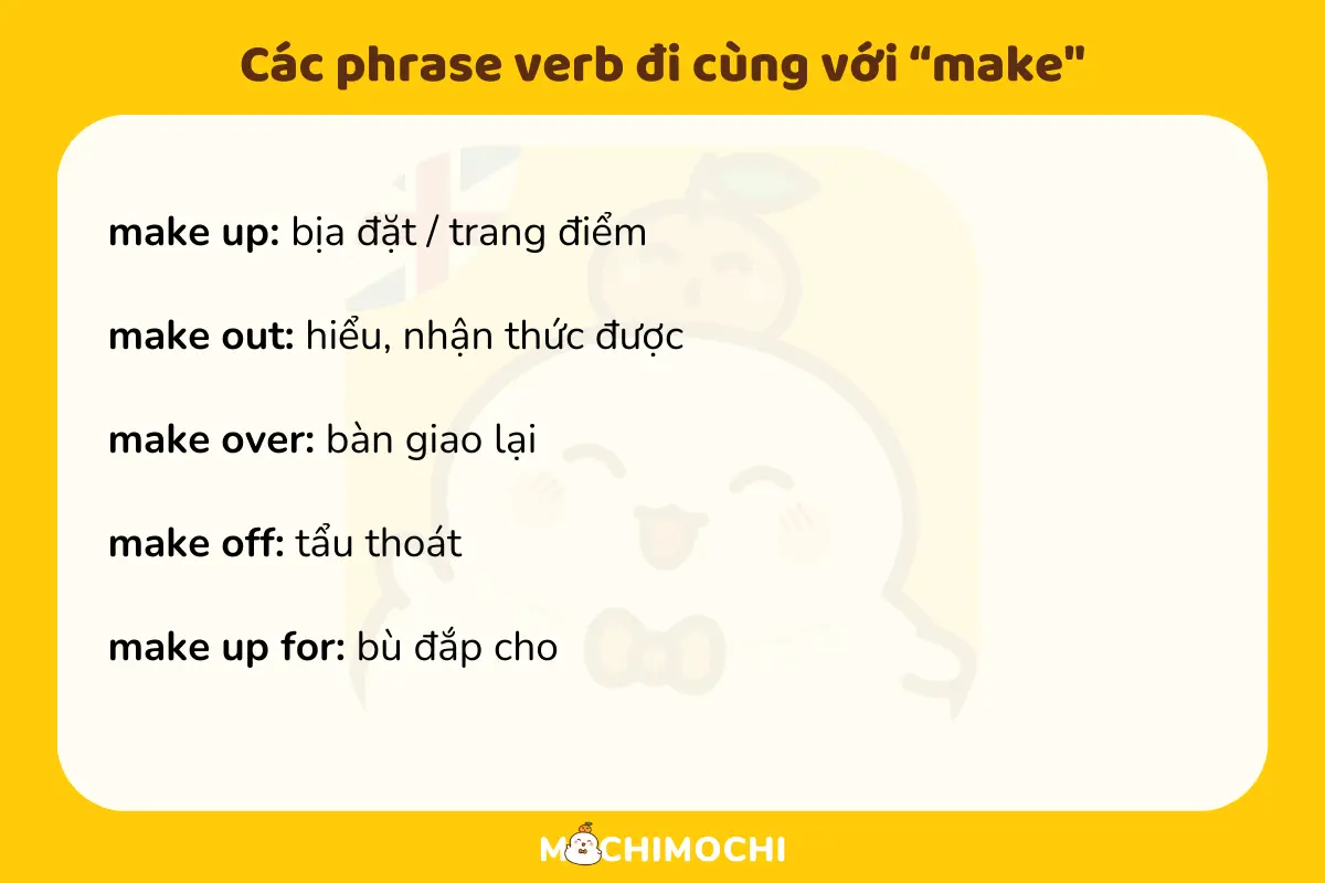 Make là gì? Định nghĩa, cấu trúc, ví dụ và bài tập vận dụng