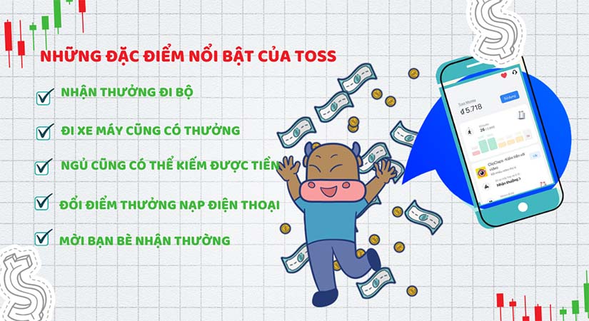 TOSS là gì? Đi bộ cũng có thể kiếm tiền như thế nào?