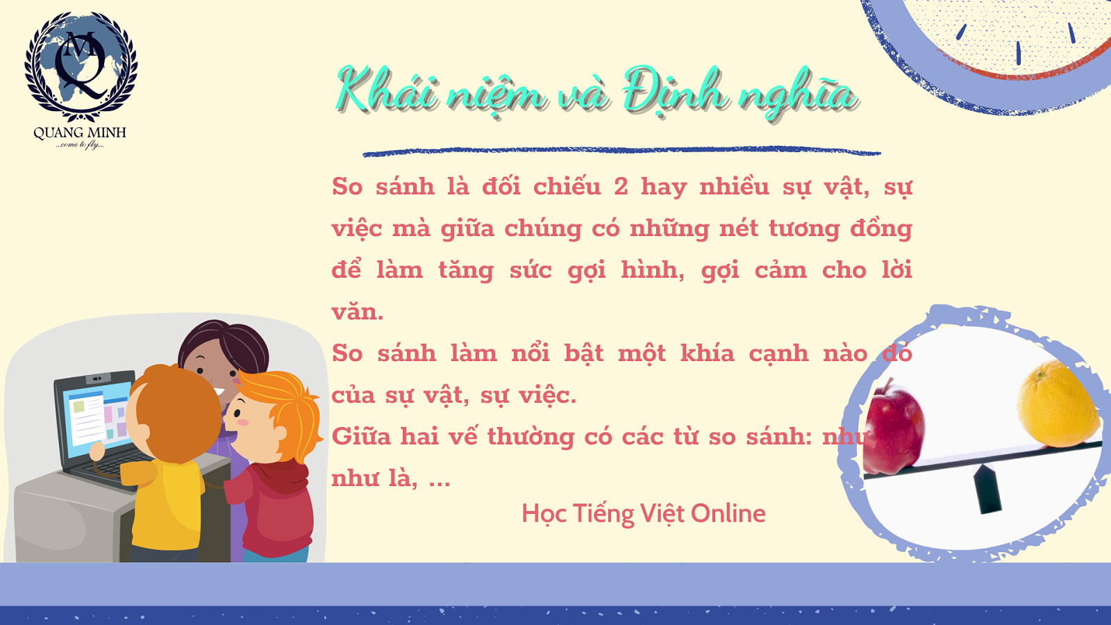 NGỮ PHÁP TIẾNG VIỆT - BIỆN PHÁP TU TỪ SO SÁNH - Du học Quang Minh