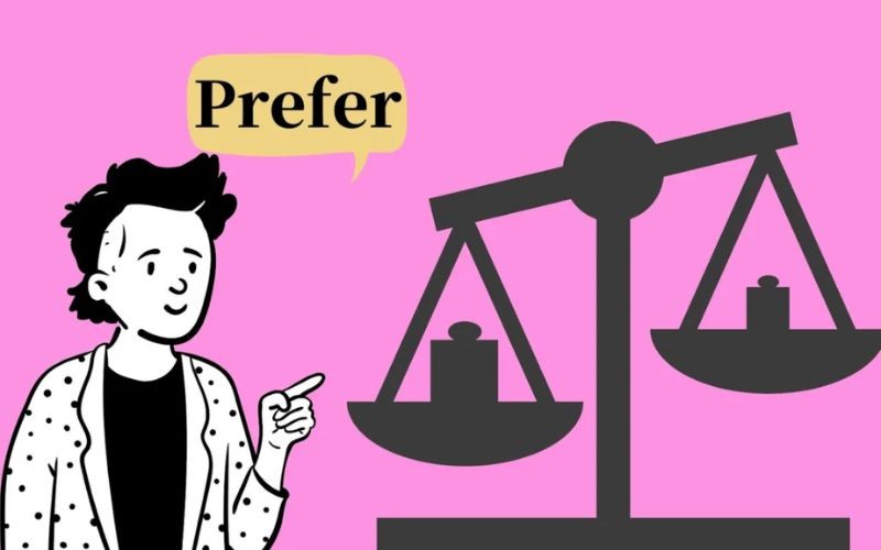 CẤU TRÚC PREFER LÀ GÌ? SỬ DỤNG NHƯ THẾ NÀO?