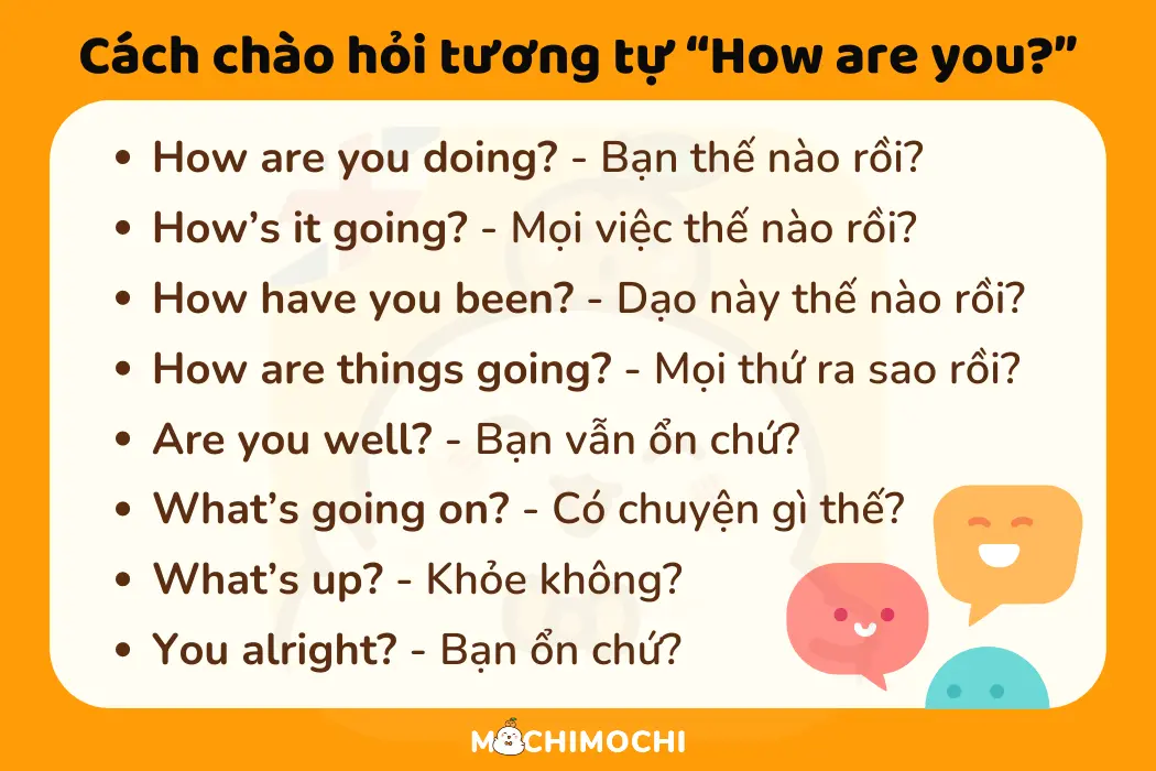 “How are you?” là gì và các cách trả lời trong tiếng Anh