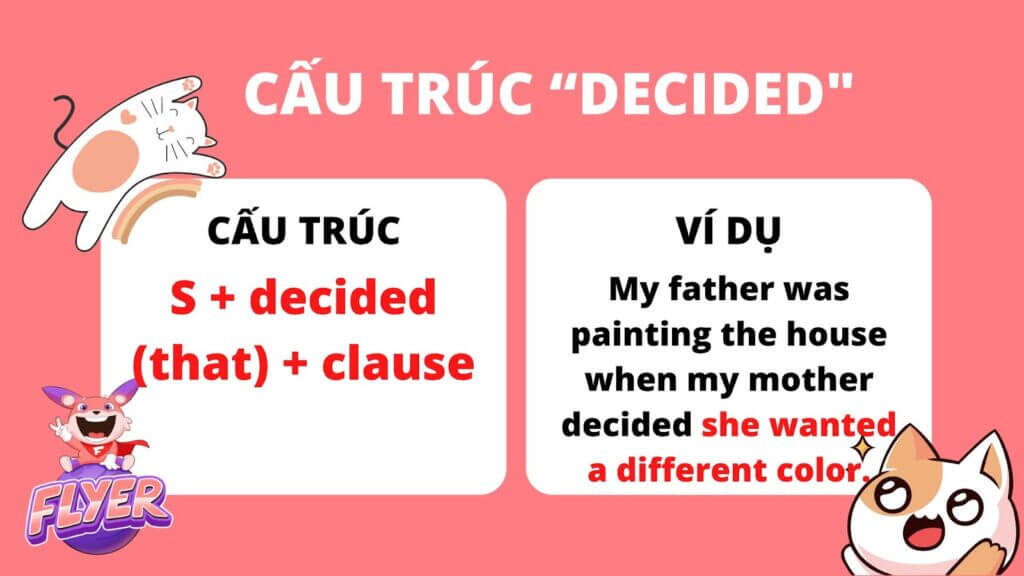 “Decided” + gì? 10 phút thành thạo cấu trúc và cách dùng của “decide” qua các bài tập chi tiết