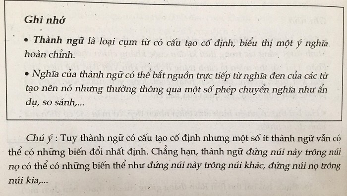 Phân biệt thành ngữ, tục ngữ