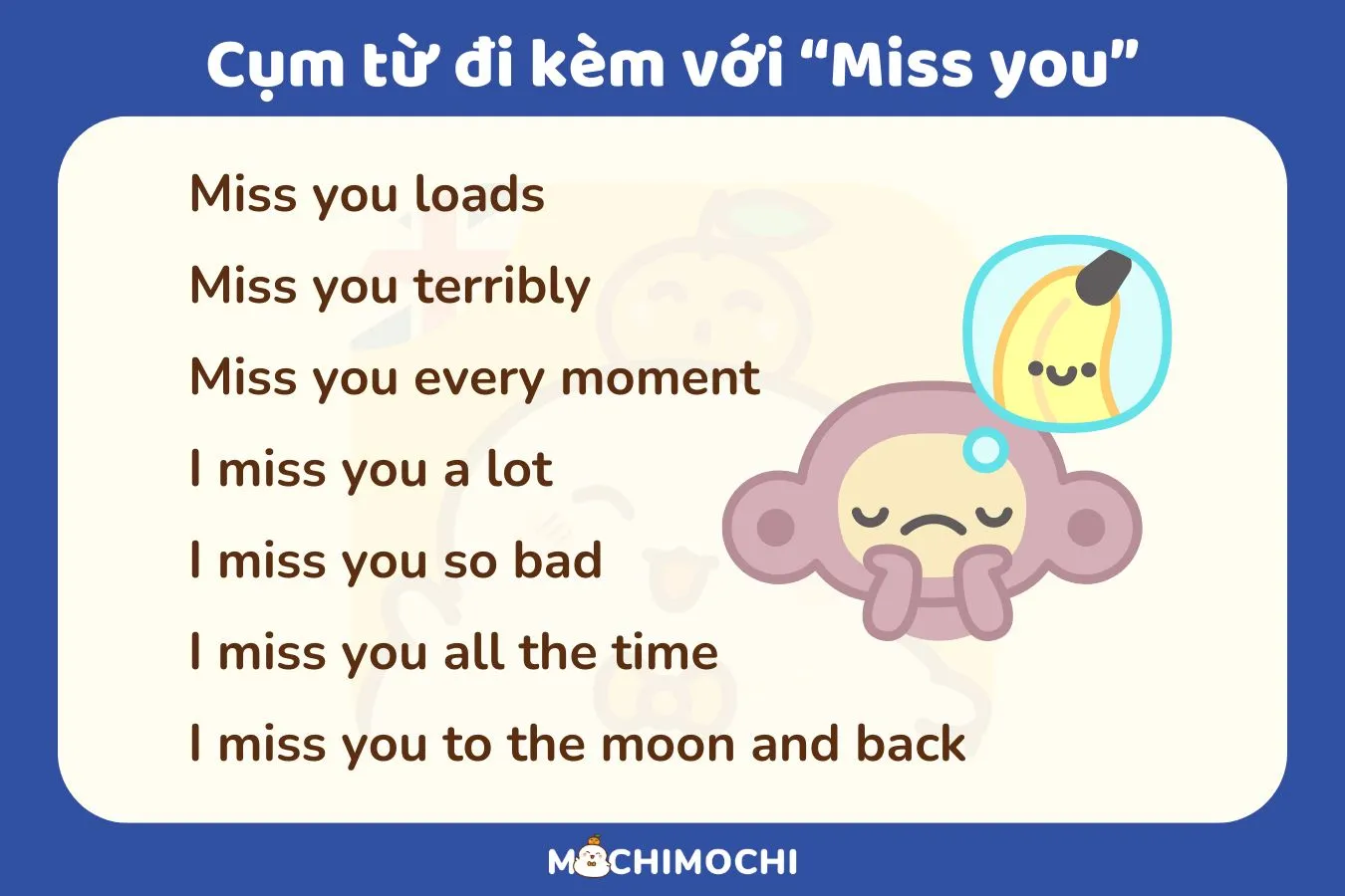 I miss you là gì? Gợi ý 30 cách diễn tả nỗi nhớ trong tiếng Anh