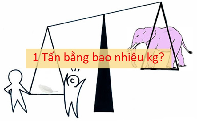 1 tấn bao nhiêu kg? Cách tính quy đổi giữa 2 đơn vị này