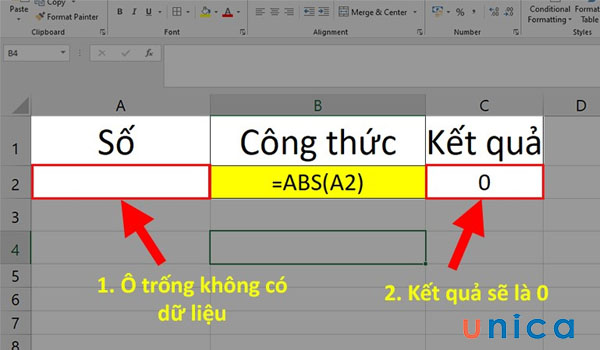 Hàm trị tuyệt đối trong excel ABS: Công thức, cách dùng và lỗi thường gặp