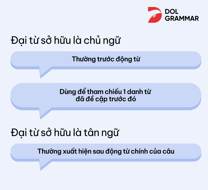 Đại từ sở hữu (Possessive Pronouns): Phân loại, vị trí và cách dùng chi tiết