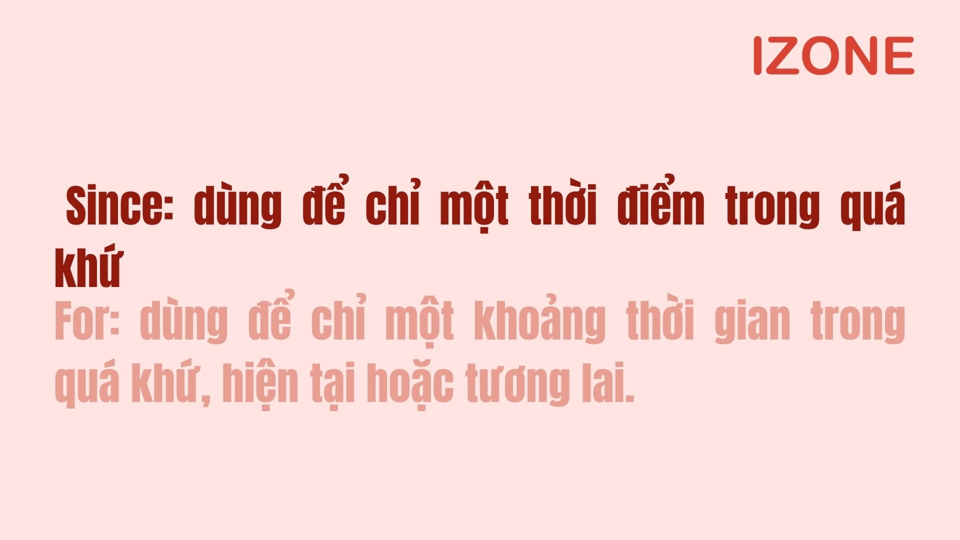 Cấu trúc since, for - Phân biệt để tránh nhầm lẫn, sử dụng sai