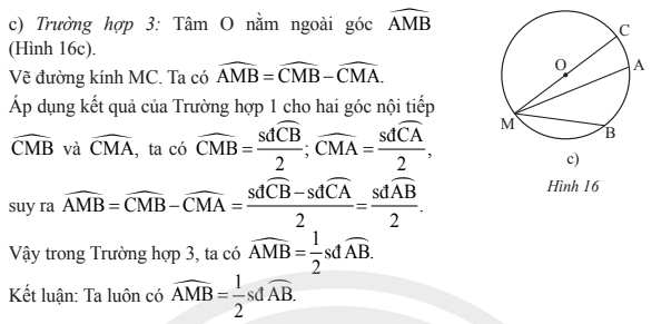 Tổng hợp kiến thức đường tròn toán 9 chương trình mới