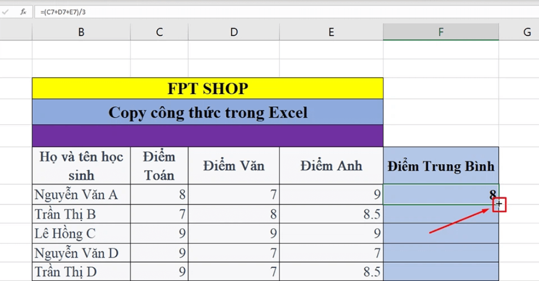 Bật mí cách sao chép công thức trong Excel siêu tiện lợi