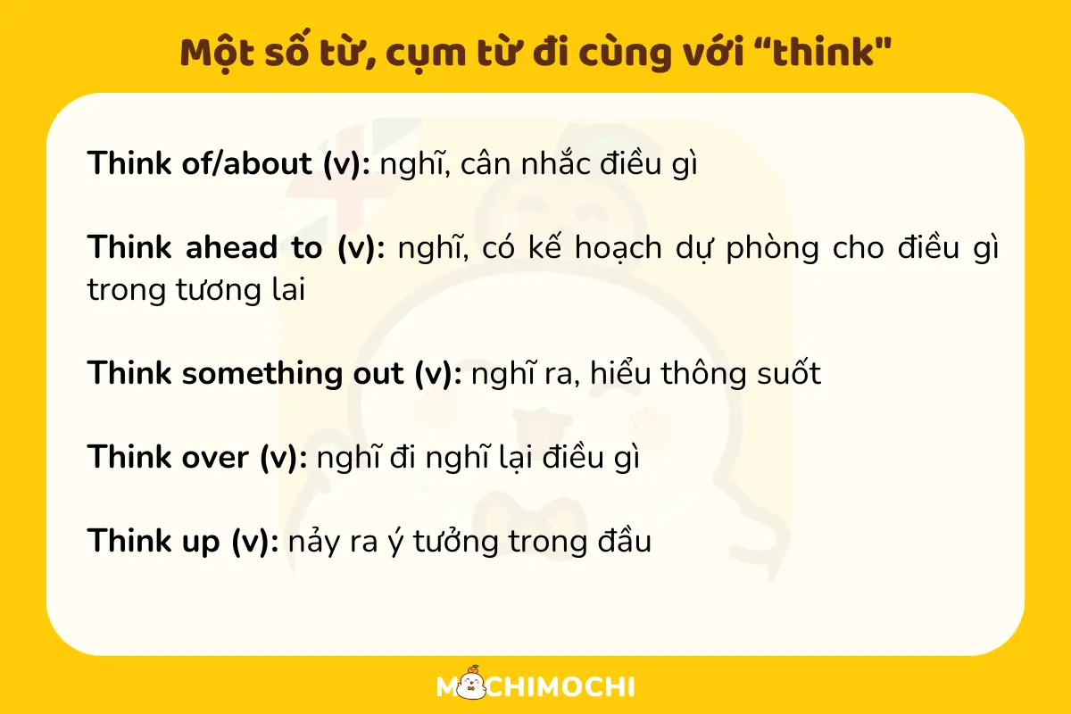 Think là gì? Định nghĩa, cấu trúc và bài tập vận dụng