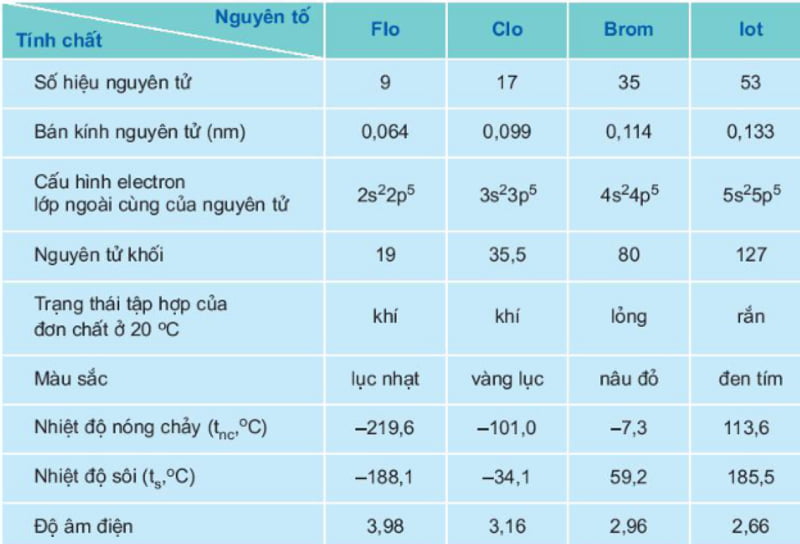 Nhóm halogen và tất tần tật thông tin chi tiết