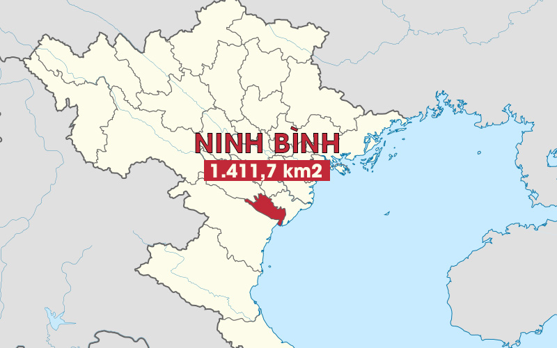 Tỉnh nào có diện tích nhỏ nhất Việt Nam trong 63 tỉnh thành