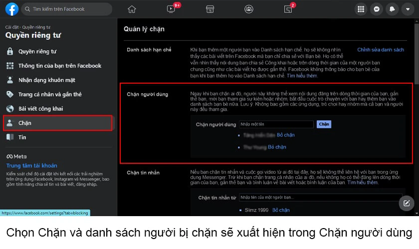 Chặn bạn bè trên Facebook là gì? làm sao bỏ chặn bạn bè trên Facebook?