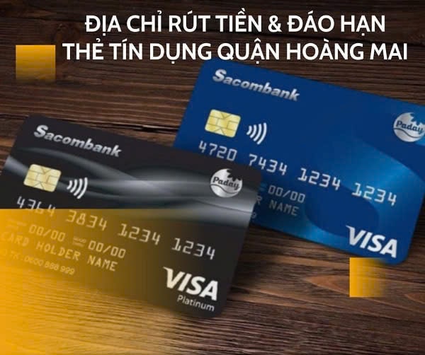 Rút tiền & đáo hạn thẻ tín dụng tại quận Hoàng Mai giá rẻ