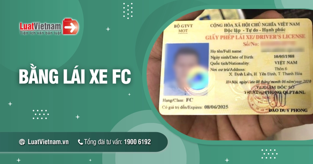 Bằng lái xe FC: Lái được xe gì? Điều kiện học và thi có khó không?