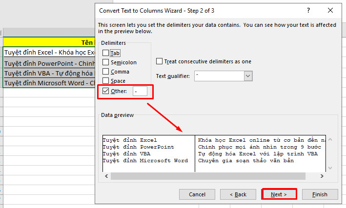 Cách chia ô trên Excel thành nhiều ô cực đơn giản