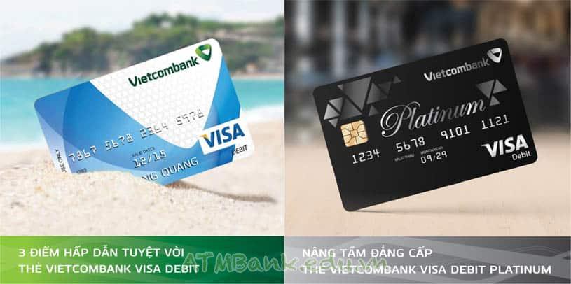 Các loại thẻ Visa Vietcombank 2025 Dùng thẻ mất phí không?