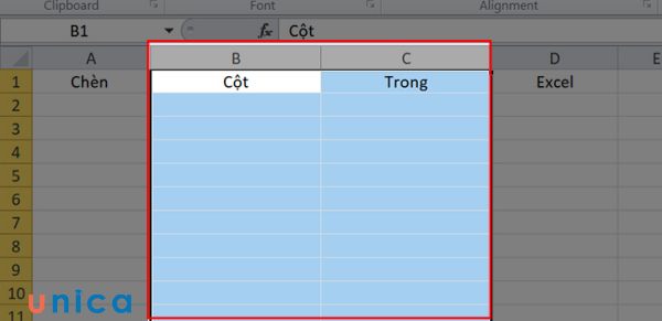 Cách chèn thêm hàng thêm cột trong Excel đơn giản nhất