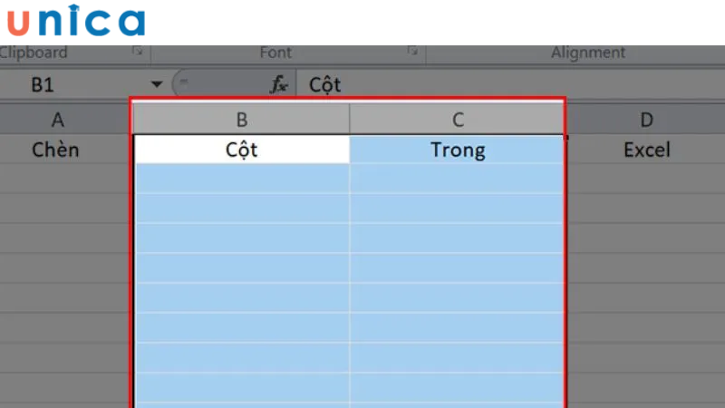 Cách chèn thêm hàng thêm cột trong Excel đơn giản nhất